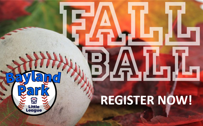 Fall Registration Open